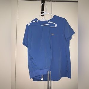 figs ‘ceil blue’ scrub set